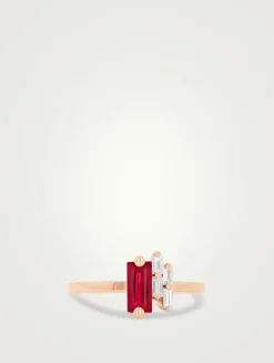 One Of A Kind 18K Rose Gold Ruby Ring
