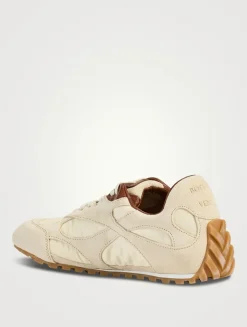 Orbit Flash Suede And Nylon Sneakers