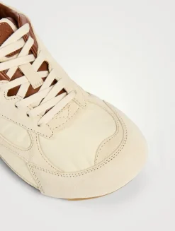 Orbit Flash Suede And Nylon Sneakers