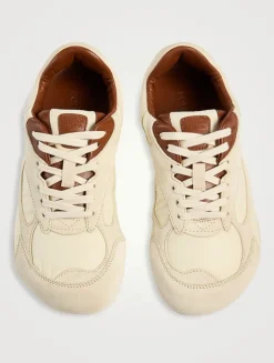 Orbit Flash Suede And Nylon Sneakers