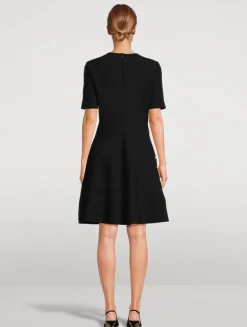 Orchid Jacquard Mini Dress