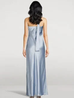 Oren Strapless Silk Gown