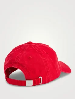 Organic Cotton Baseball Cap With Logo