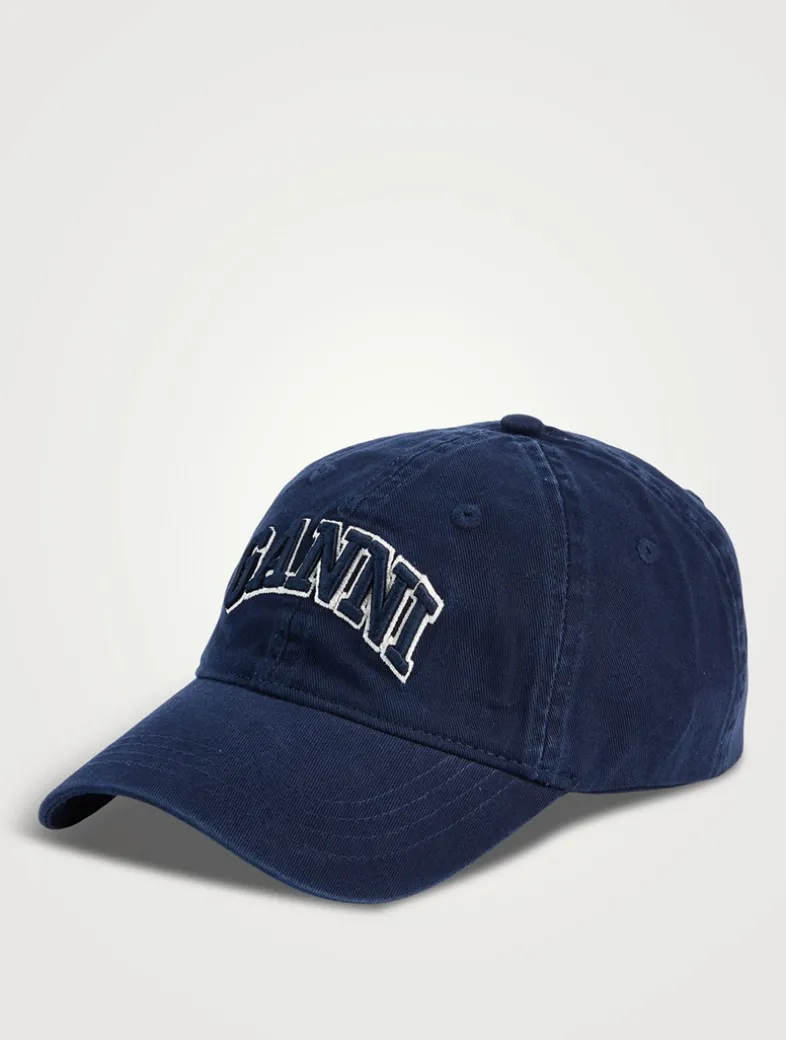 Organic Cotton Baseball Cap With Logo
