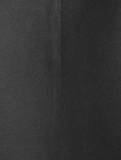 Organza-Sleeve Satin Shift Dress