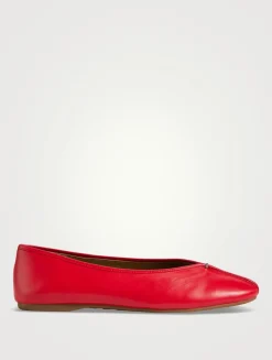 Ori Leather Ballet Flats