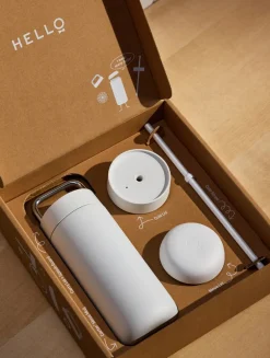 16-Ounce Carter 3-in-1 Lid System Matte Black Move, Carry, Cold Lid + Straw