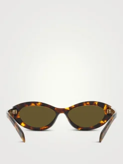 Oval Cat Eye Sunglasses