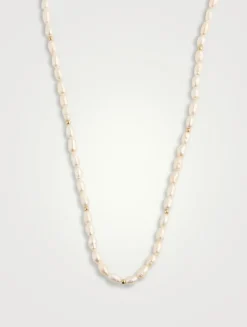 Ovalette Pearl Necklace