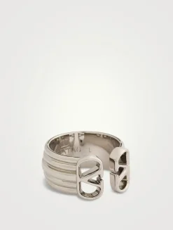 Ovalette VLogo Open Ring