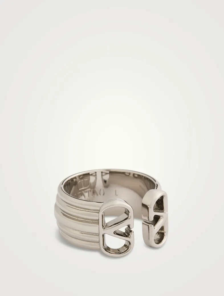 Ovalette VLogo Open Ring