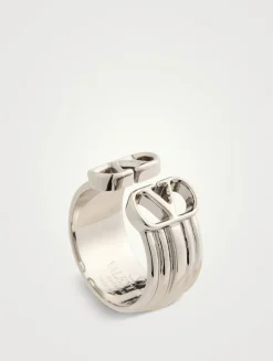 Ovalette VLogo Open Ring