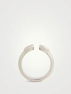 Ovalette VLogo Open Ring