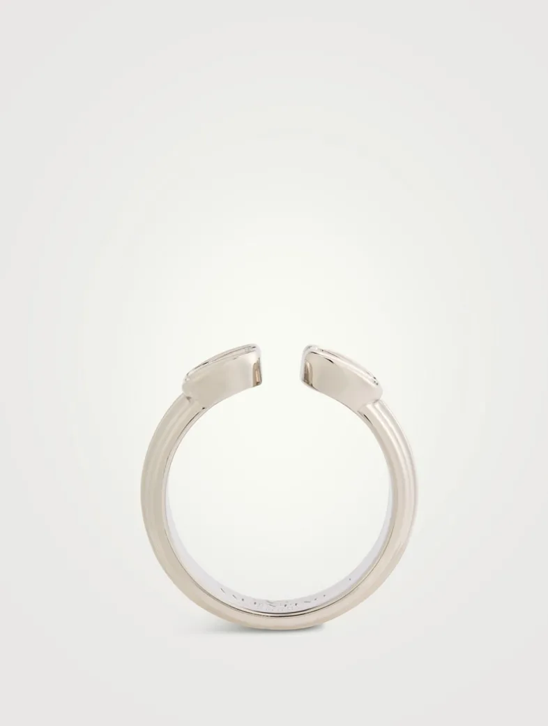 Ovalette VLogo Open Ring