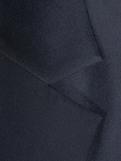 Oversized Cinch Waist Silk Jacket