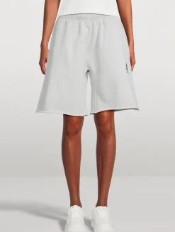 Oversized Jersey Sweat Shorts