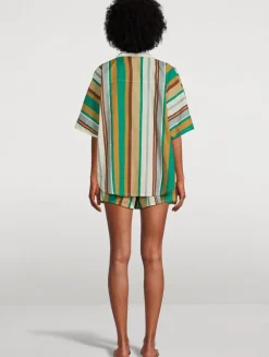 Overswim Printed Shirt And Shorts Set