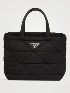 Padded Re-nylon Tote Bag