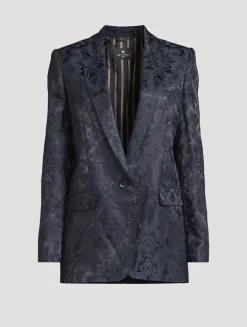 Paisley Jacquard Blazer