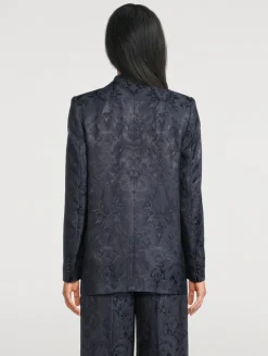 Paisley Jacquard Blazer