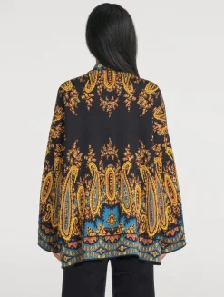 Paisley Jacquard Cardigan