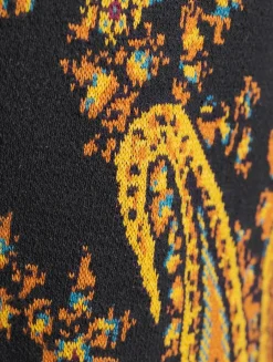 Paisley Jacquard Cardigan