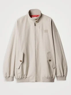 Panama Cotton Blouson Jacket