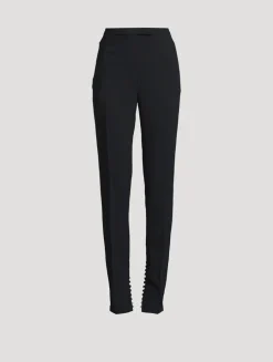 Pandoris Button-Cuff Trousers