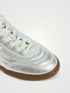 Paneka Metallic Leather Sneakers