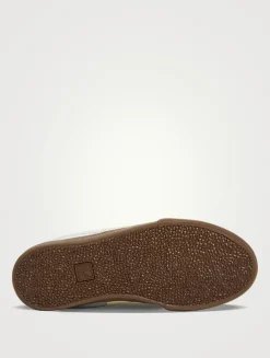 Paneka Metallic Leather Sneakers