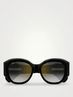 Panthère De Cartier Cat Eye Sunglasses