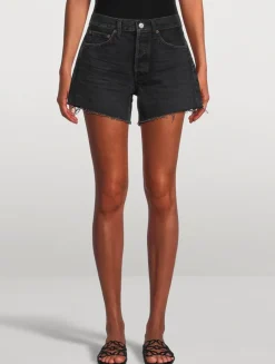 Parker Long Denim Shorts