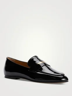 Patent Leather Penny Loafers
