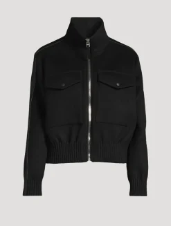 Patty Wool Bomber Jacket