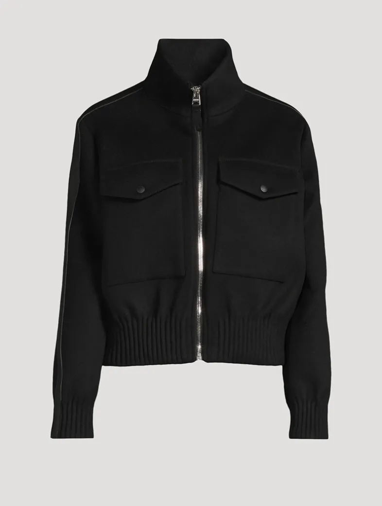 Patty Wool Bomber Jacket
