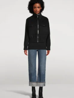 Patty Wool Bomber Jacket