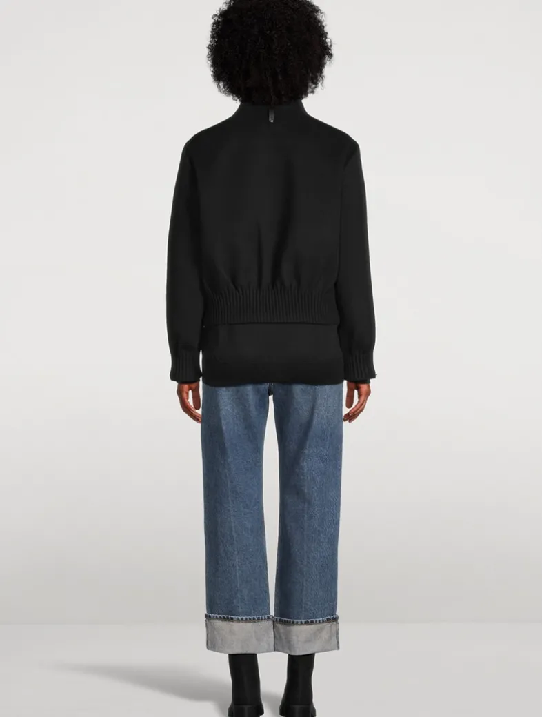 Patty Wool Bomber Jacket