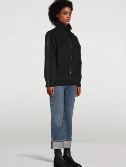 Patty Wool Bomber Jacket