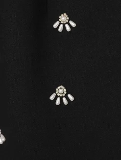 Pearl Cabochon Sheath Dress