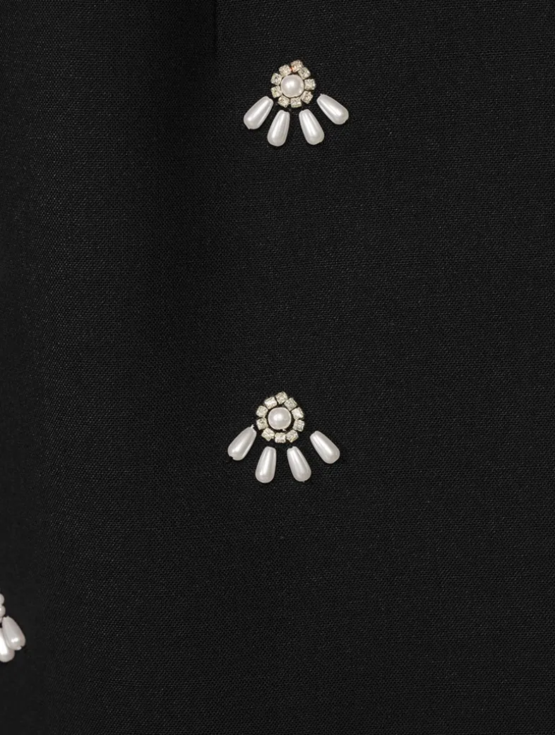 Pearl Cabochon Sheath Dress