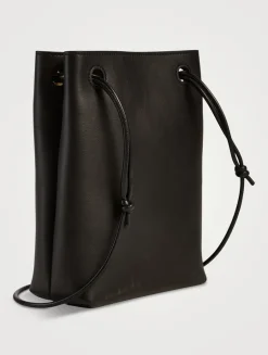 Pebble Leather Crossbody Pouch