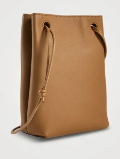 Pebble Leather Crossbody Pouch