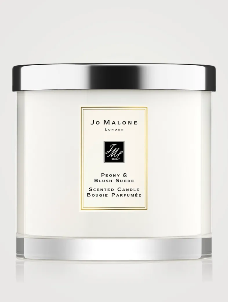 Peony & Blush Suede Deluxe Candle