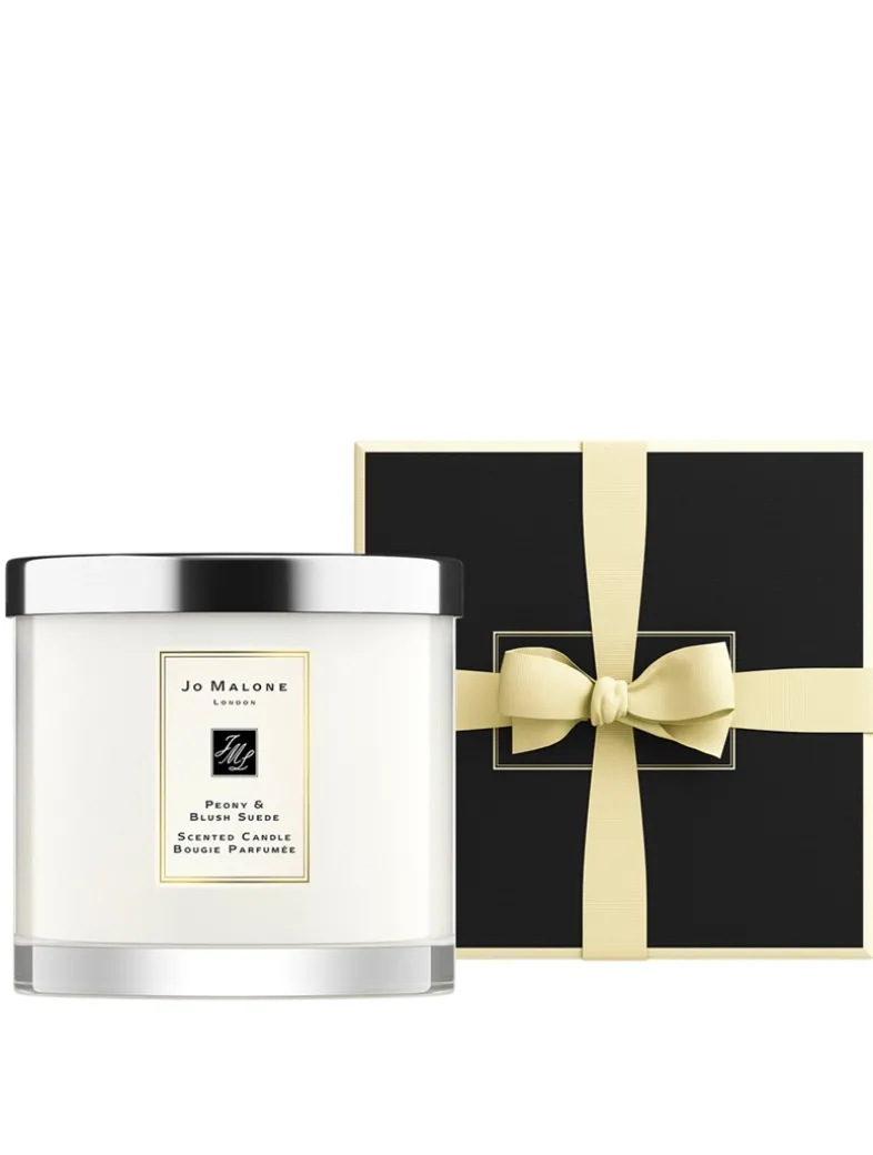 Peony & Blush Suede Deluxe Candle