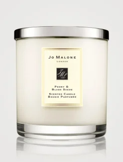 Peony & Blush Suede Luxury Candle