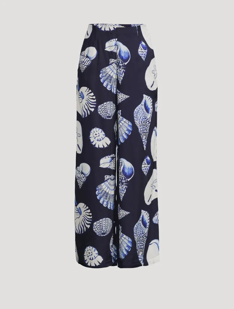 Perla Pants In Felicity Shell Print