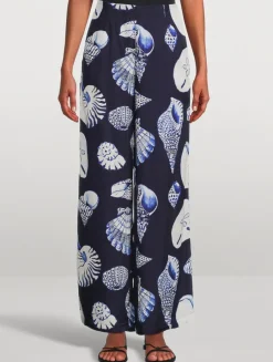 Perla Pants In Felicity Shell Print