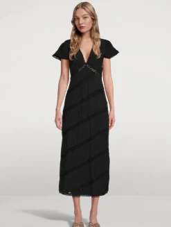Perletta Silk Midi Dress