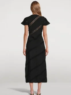 Perletta Silk Midi Dress