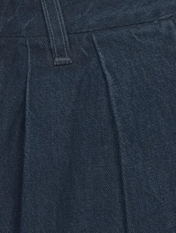 Petra Pleated Wide-Leg Jeans